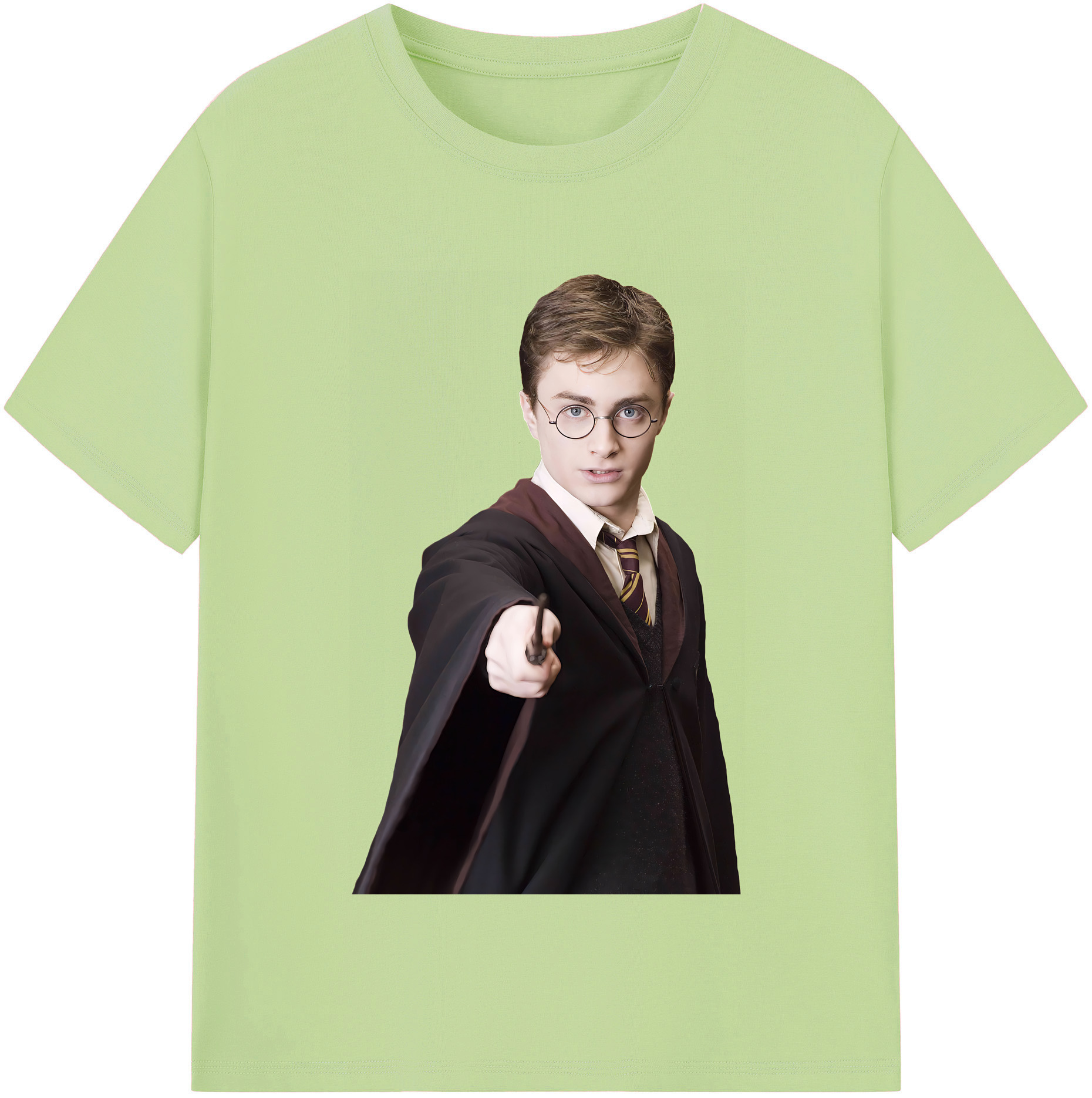 （画像用） Harry Potter ハリー・ポッターシリーズ 綿100％半袖Tシャツ（フロントプリント）